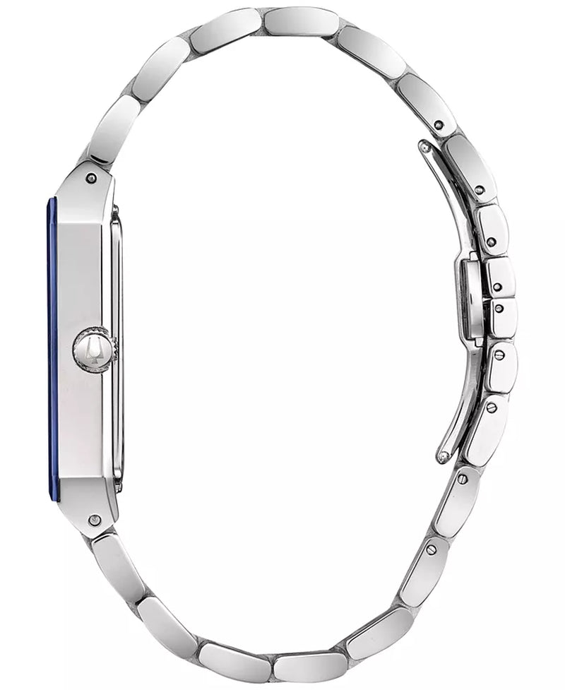 Men'S Futuro Diamond-Accent Stainless Steel Bracelet Watch 31X45Mm, Created for Macy'S